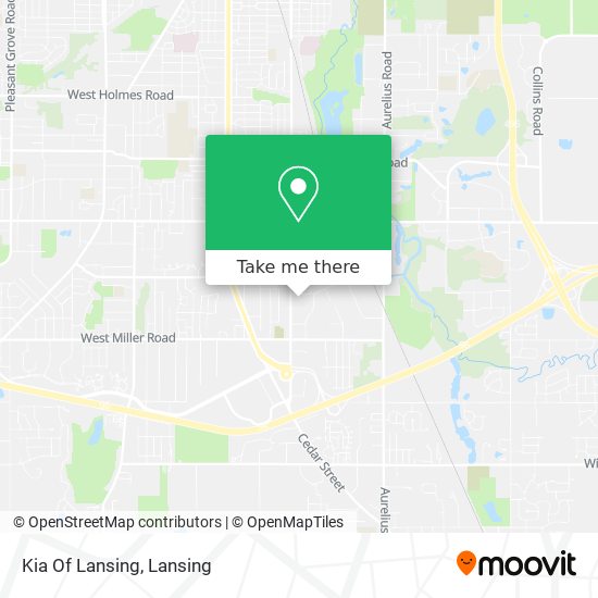 Kia Of Lansing map