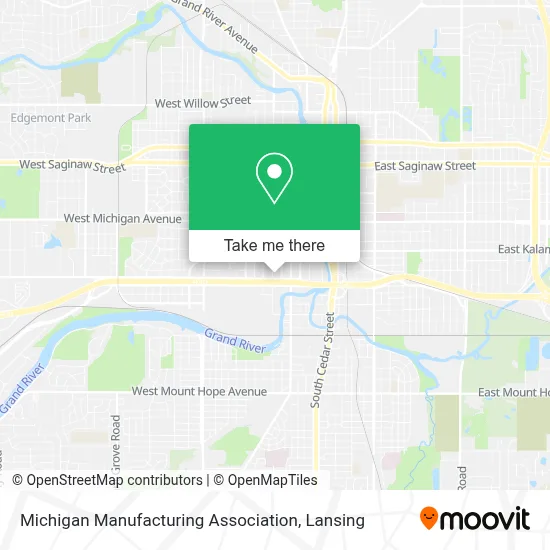 Michigan Manufacturing Association map