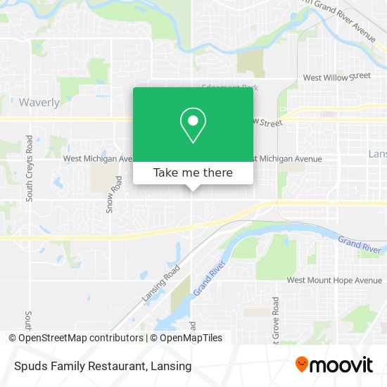Spuds Family Restaurant map