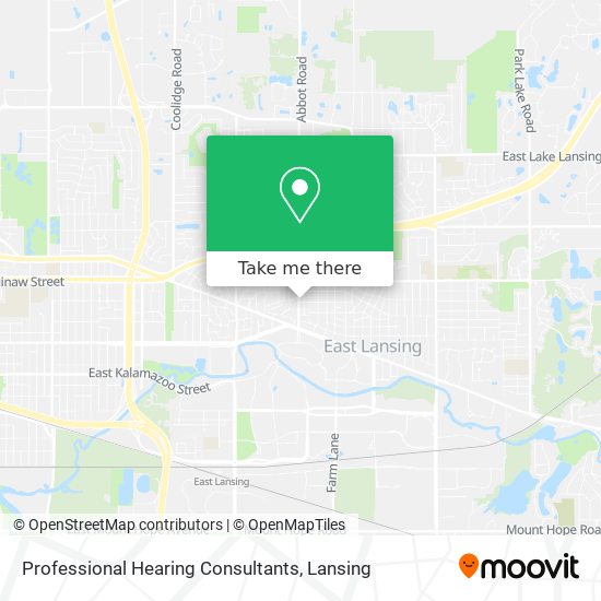 Professional Hearing Consultants map