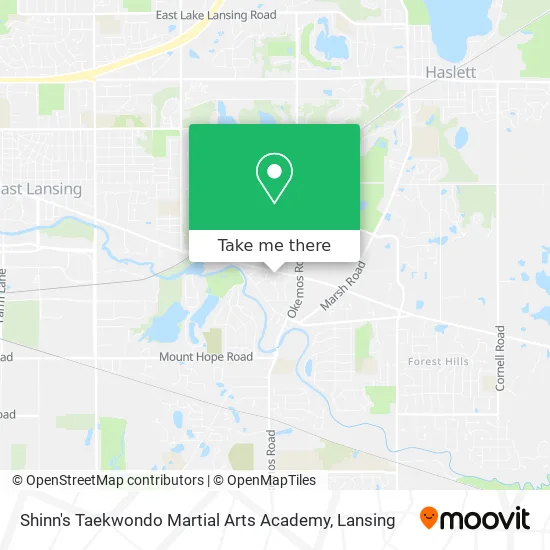 Shinn's Taekwondo Martial Arts Academy map