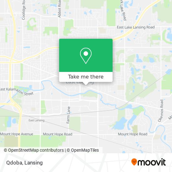 Qdoba map