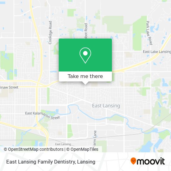 East Lansing Family Dentistry map