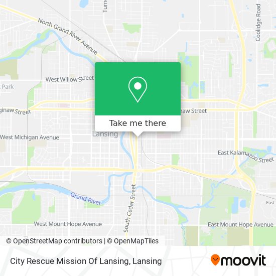 Mapa de City Rescue Mission Of Lansing