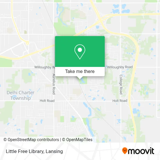 Little Free Library map