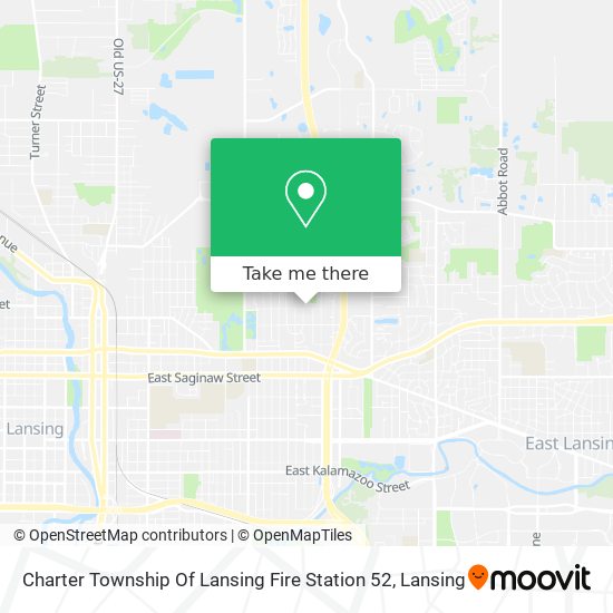 Charter Township Of Lansing Fire Station 52 map