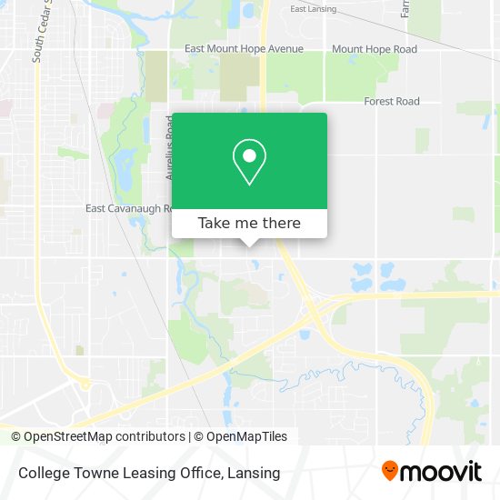 Mapa de College Towne Leasing Office