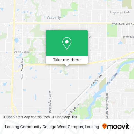 Lansing Community College West Campus map