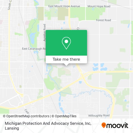 Michigan Protection And Advocacy Service, Inc map