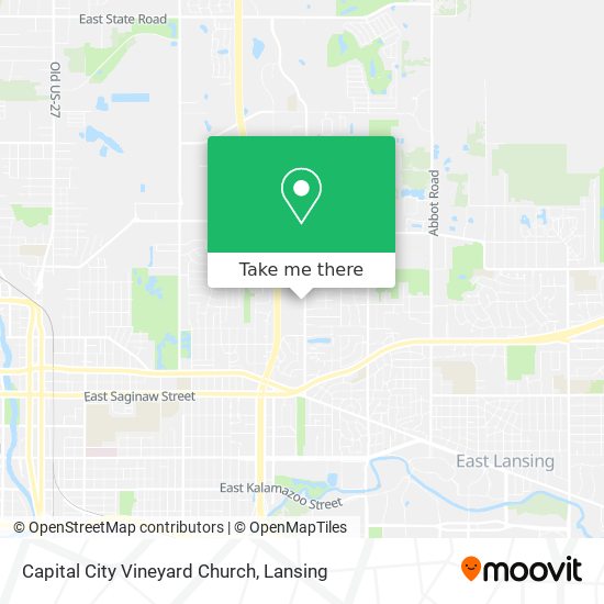 Capital City Vineyard Church map