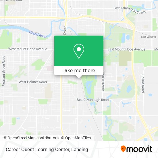 Career Quest Learning Center map