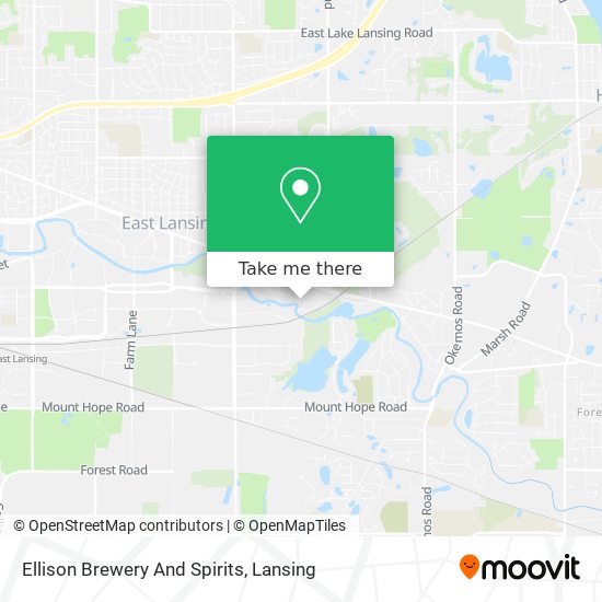 Ellison Brewery And Spirits map