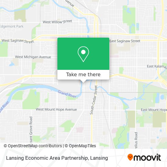 Mapa de Lansing Economic Area Partnership