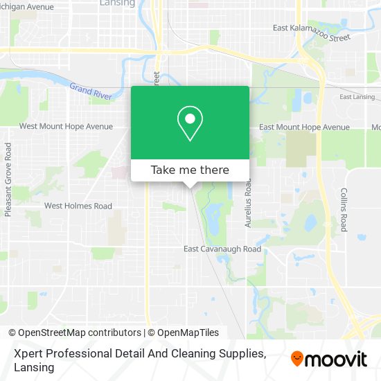 Mapa de Xpert Professional Detail And Cleaning Supplies