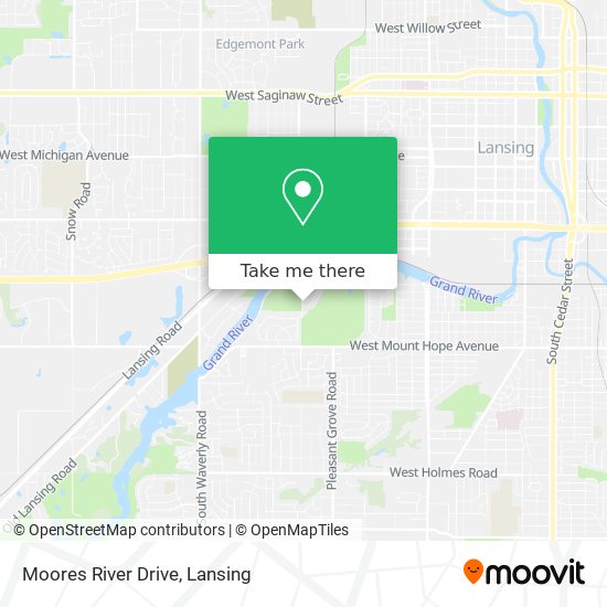 Moores River Drive map