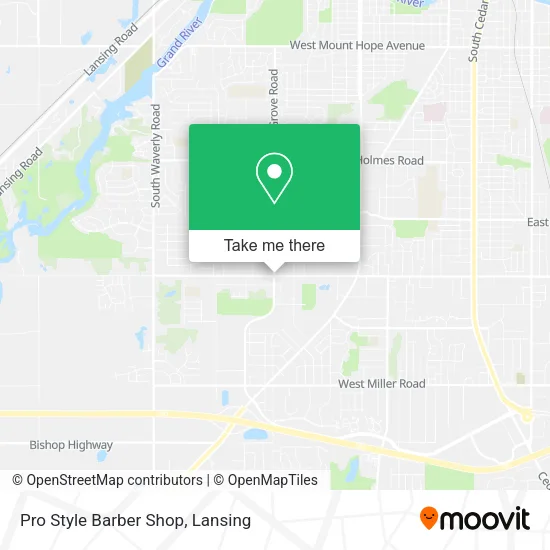 Pro Style Barber Shop map