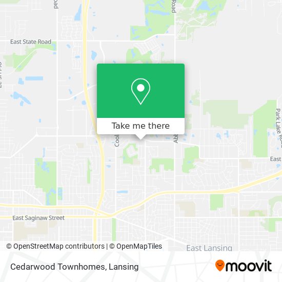 Mapa de Cedarwood Townhomes