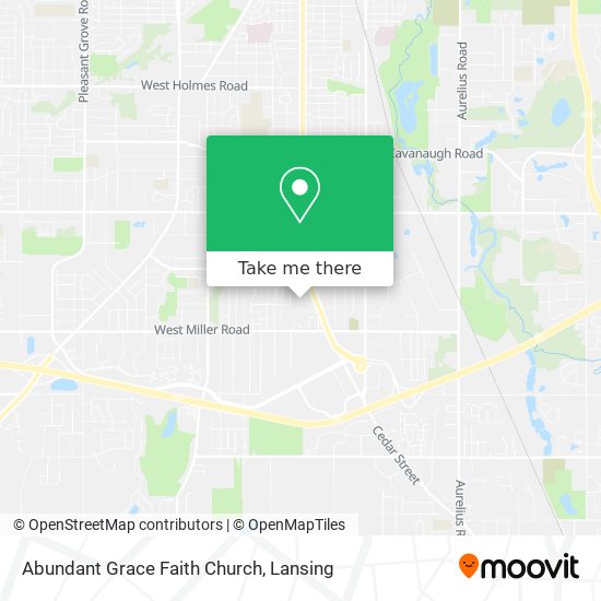 Abundant Grace Faith Church map