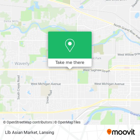 Mapa de Llb Asian Market