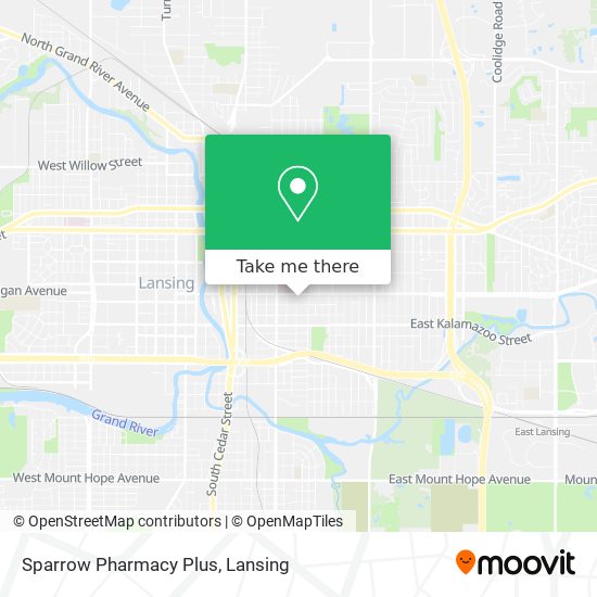 Mapa de Sparrow Pharmacy Plus