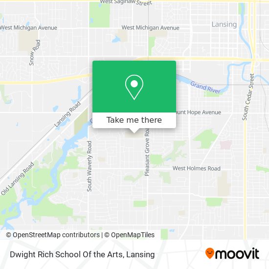Dwight Rich School Of the Arts map