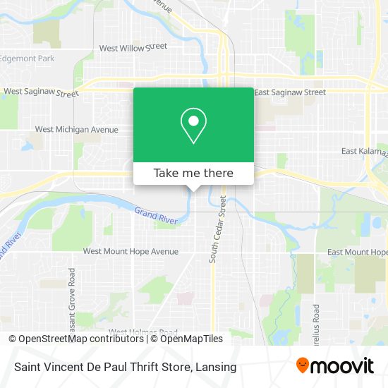 Saint Vincent De Paul Thrift Store map