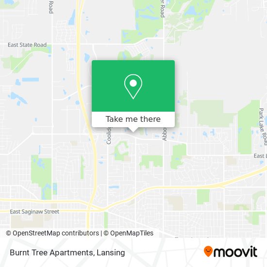Burnt Tree Apartments map