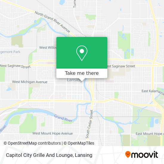 Mapa de Capitol City Grille And Lounge