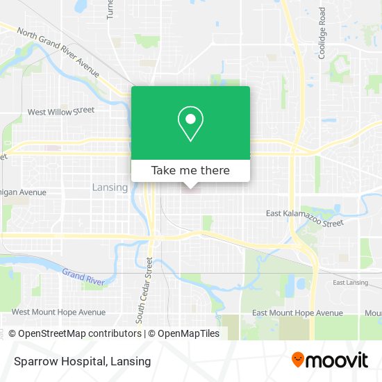 Sparrow Hospital map