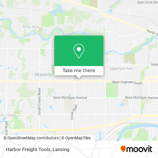 Harbor Freight Tools map