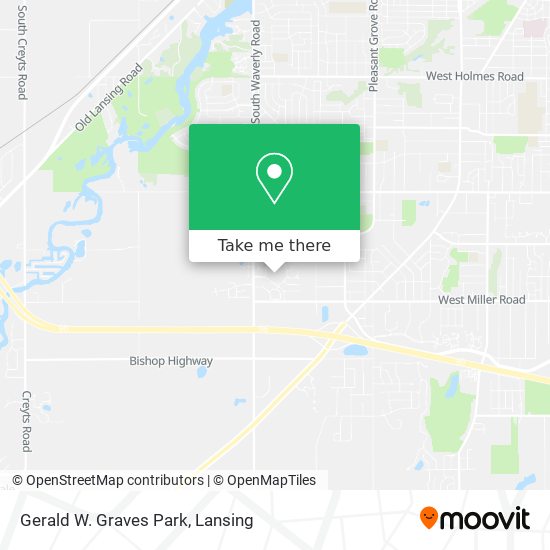 Gerald W. Graves Park map