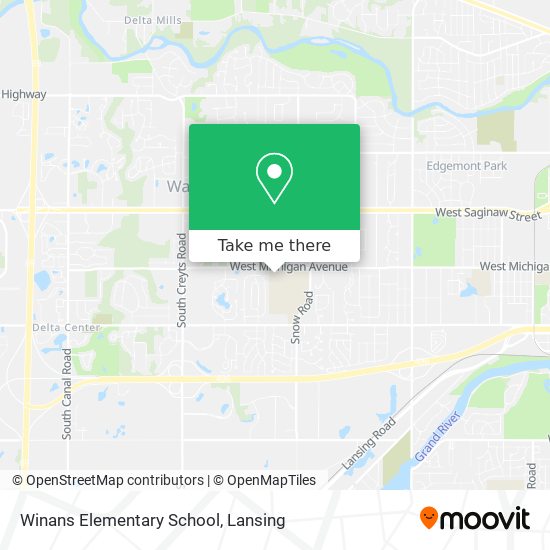 Winans Elementary School map