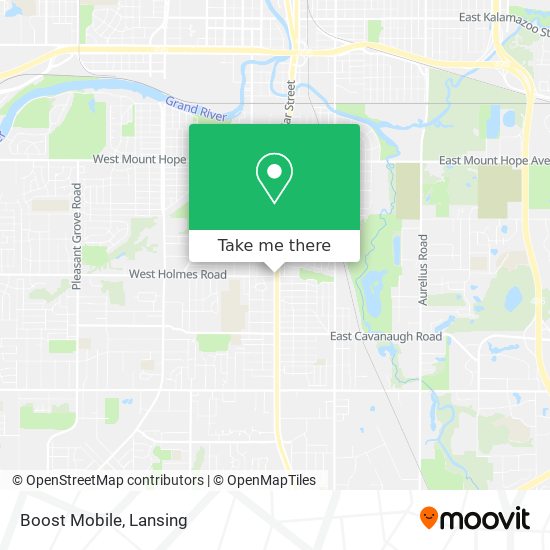 Mapa de Boost Mobile
