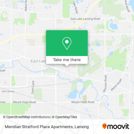 Meridian Stratford Place Apartments map