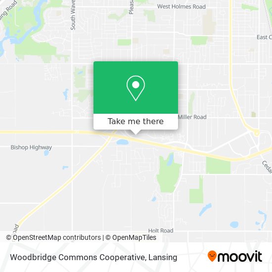 Woodbridge Commons Cooperative map