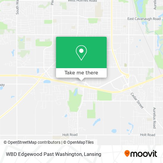 WBD Edgewood Past Washington map