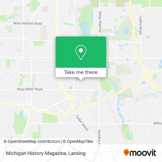 Michigan History Magazine map