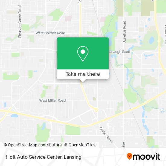 Holt Auto Service Center map