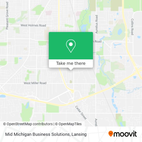 Mid Michigan Business Solutions map