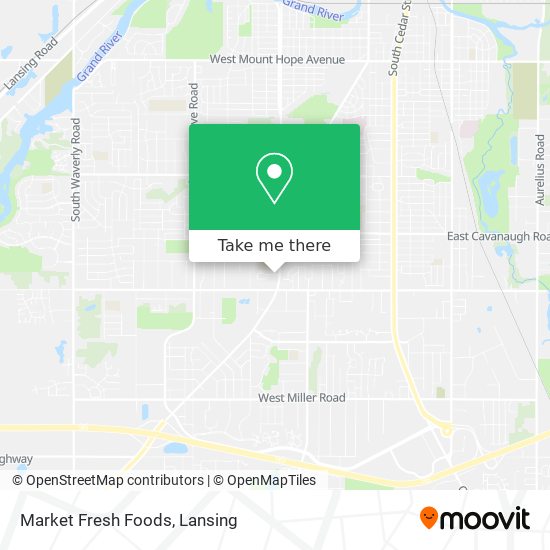 Market Fresh Foods map