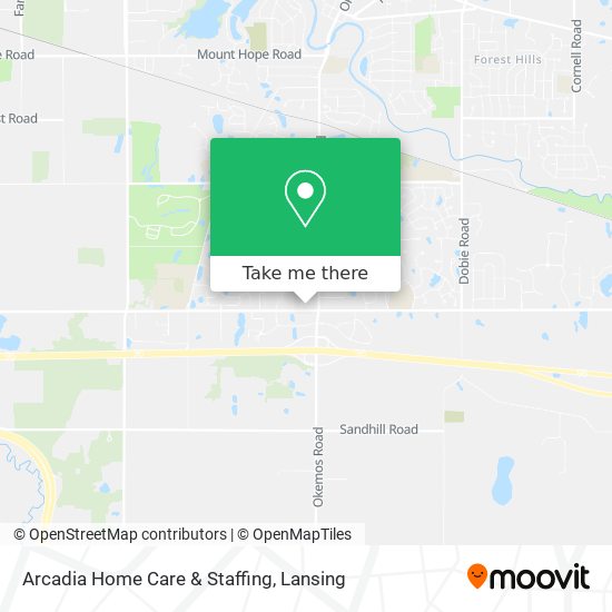 Arcadia Home Care & Staffing map