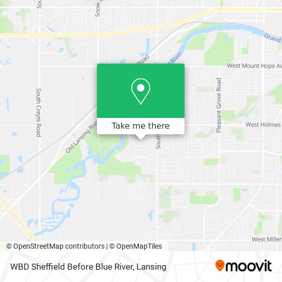 WBD Sheffield Before Blue River map