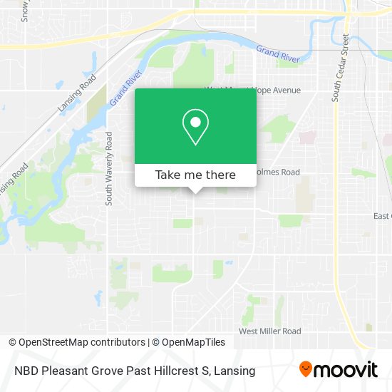 Mapa de NBD Pleasant Grove Past Hillcrest S