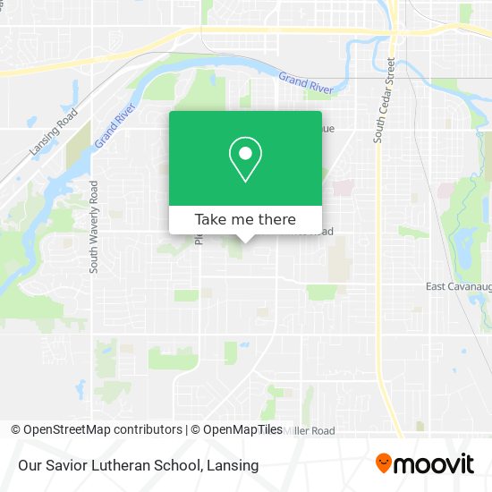 Our Savior Lutheran School map
