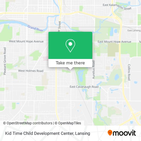 Kid Time Child Development Center map