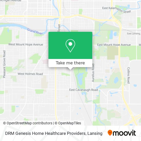 DRM Genesis Home Healthcare Providers map