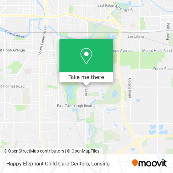 Happy Elephant Child Care Centers map