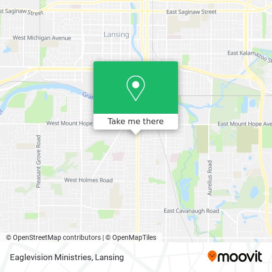 Eaglevision Ministries map