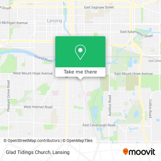 Glad Tidings Church map