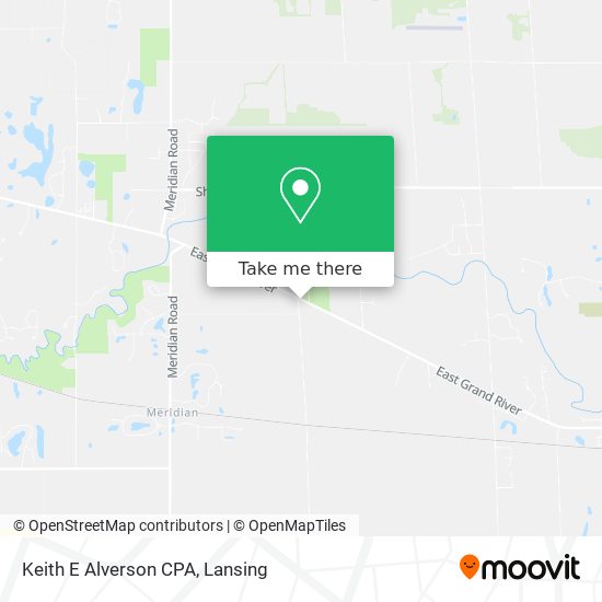 Keith E Alverson CPA map